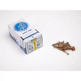 FACSAVAR REISSER 5x60mm ACÉL, SÁRGÍTOTT, RÉSZMENETES 200db/doboz