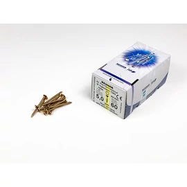 FACSAVAR REISSER 5x60mm TORX,  ACÉL, SÁRGÍTOTT, RÉSZMENETES 200db/doboz