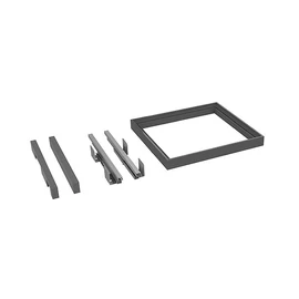 HOME BOX KOSÁRTARTÓ KERET CSILLAPÍTOTT FIÓKCSÚSZÓVAL+TAKARÓVAL 500MM, ACÉLSZÜRKE