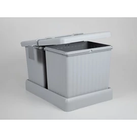 HULLADÉKGYŰJTŐ ART 235 2x16L, 330x320x470 mm SZÜRKE; szemetes, kuka
