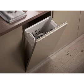 FŰRDŐSZOBAI TÁROLÓ LAB1RIBAC SZENNYESKOSÁR FELFOGATÓ NÉLKÜL 40 L, 222x438x504 mm FEHÉR