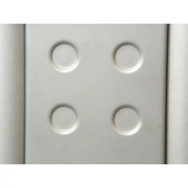 IRODAI ASZTALLÁB BETÉT CANBERRA-PECHINO 615mm RAL9006 KÖRMINTÁS ALUMÍNIUM
