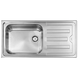 CM MOSOGATÓ CRISTAL 1 MEDENCE+CSEPEGTETŐ 1000x500mm ACÉL