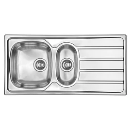 CM MOSOGATÓ UNIVERSAL 1,5 MEDENCE+CSEPEGTETŐ 1000x500mm ACÉL