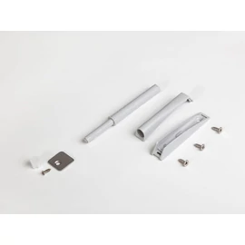 SZERELVÉNYEK HOME BOX PUSH OPEN CSAPPANTYÚ H-TYPE MÁGNESES+KÜLSŐ ADAPTER+CSAVAROK TÖRTFEHÉR=VILÁGOS SZÜRKE
