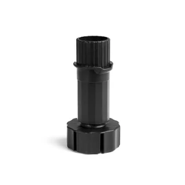 MŰANYAG SZEKRÉNYLÁB 415/120 LÁB TALP NÉLKÜLI 120 mm FEKETE