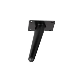 FÉM DESIGN LÁB 19612 DÖNTÖTT KÚPOS 120mm MATT FEKETE
