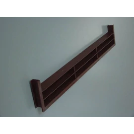 SZELLŐZŐRÁCS MŰANYAG 449 LÁBAZATELEMBE ÉPITHETÖ 390x65x18 mm BARNA