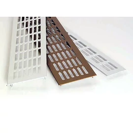 SZELLŐZŐRÁCS ALUMÍNIUM NÉGYSZÖG ALAKÚ 80x400mm FEHÉR Hiv.: