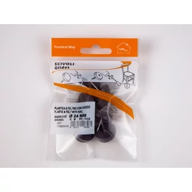 PADLÓVÉDŐ CSÚSZTATÓSZEG 24mm SZEGGEL 8db/Blister BARNA