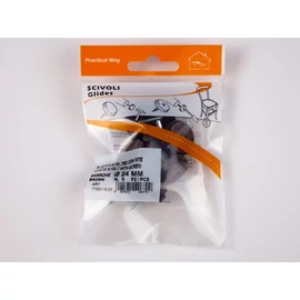 PADLÓVÉDŐ CSÚSZTATÓSZEG 24mm CSAVARRAL 8db/Blister BARNA
