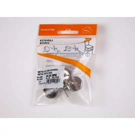 PADLÓVÉDŐ CSÚSZTATÓSZEG 25mm SZEGGEL 8db/Blister FÉM