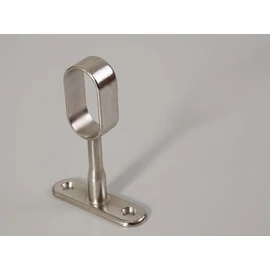 VÁLLFATARTÓ RÚD 12109 RÚDTARTÓ OVÁLIS RÚDHOZ L:71mm NIKKEL