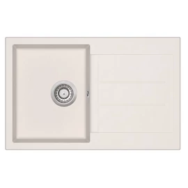 EVIDO Cubo 45S gránit mosogató, 780 x 500 mm, bézs