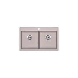 EVIDO Quadro 9 gránit mosogató 860x510 két med., homok
