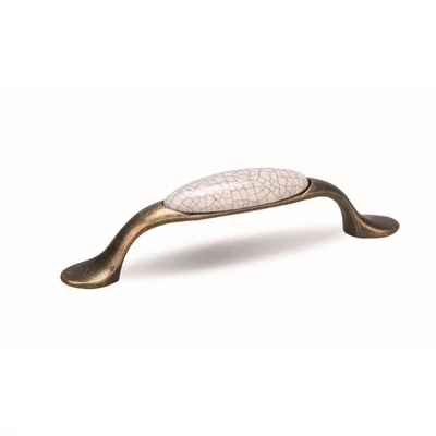 TULIP Fogantyú-Gipa 96 antik réz/repedezett porcelán + csavarok