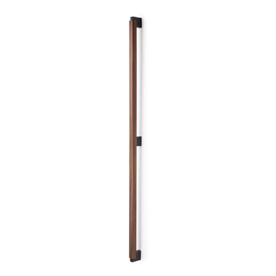 Fogantyú  Viefe DUO BIG kétoldalról szerelhető szett  480/960mm, fém-fa, csiszolt láva szürke - dió
