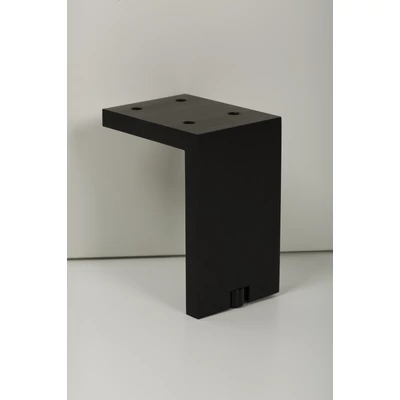 Viefe FONDA bútorláb, 100mm, alumínium, csiszolt fekete