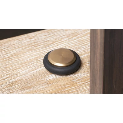 Ajtóütköző  Viefe LOW 48mm, alumínium, csiszolt pezsgő