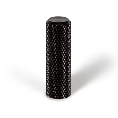 Fogantyú  Viefe GRAF2 gomb, 10mm, fém, csiszolt fekete