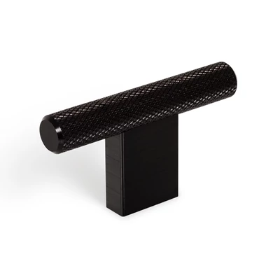 Fogantyú  Viefe GRAF2 gomb, 60mm, fém, csiszolt fekete
