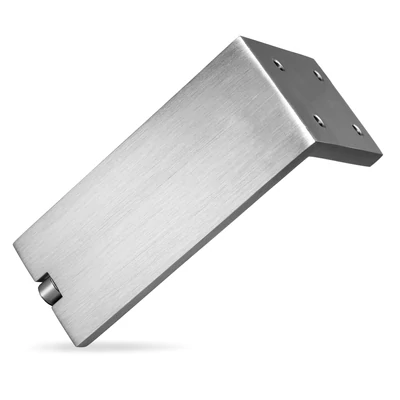 Viefe FONDA bútorláb, 150mm, alumínium, szálcsiszolt