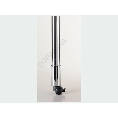 ASZTALLÁB 613 FÉKEZŐGÖRGŐS 655mm ÁTM: 60mm KRÓM