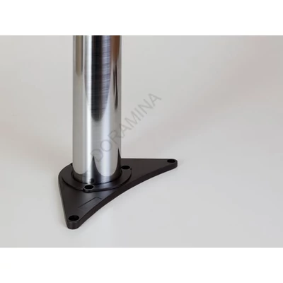 ASZTALLÁB 33112 710mm átm:60mm INOX 4 db-os garnitúra