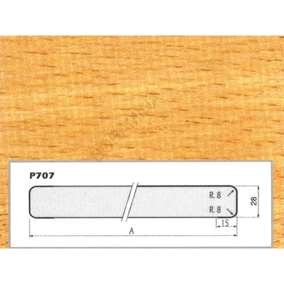 DACHT44CE28     ASZTALLAP CHT 44 CE BÜKK 4200x800x28mm