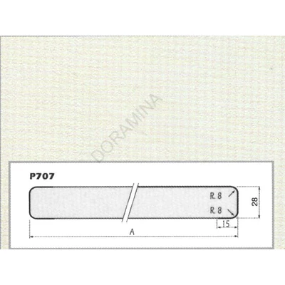 ASZTALLAP CHT 2252 FC BIANCO (12QZ) 4200x800x28mm