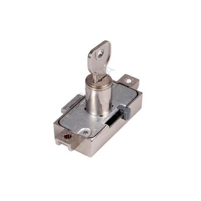 LEHMANN BÚTORZÁR 750 FORGÓRÚDZÁR 15MM-ES, EGYFORMA KULCSOS (L2501) NIKKEL