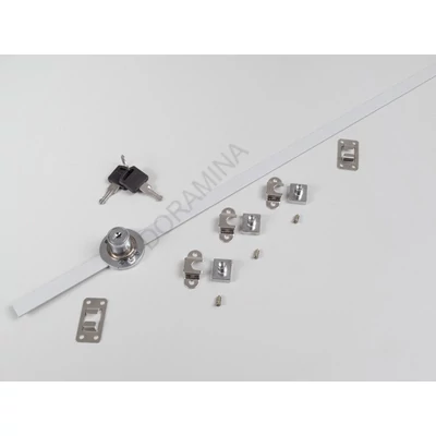 FL BÚTORZÁR FL-CDS-01 KÖZPONTI FIÓKZÁR OLDALRA D19*L20 500mm NIKKEL