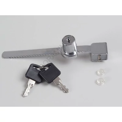 FL BÚTORZÁR FL-SG-01-U FŰRÉSZFOGAS ÜVEGAJTÓZÁR 18*141mm NIKKEL