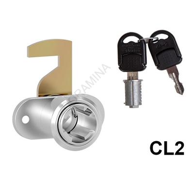 CL BÚTORZÁR 711-CL2 NYELVES BÚTORZÁR 18x42mm NIKKEL