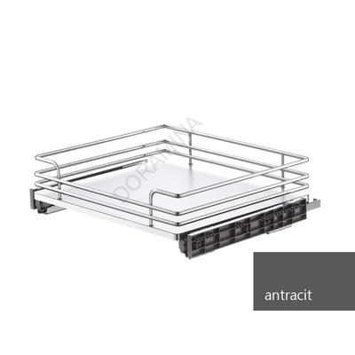 BELSŐ FÉMRÁCS CCTGM245 OLDALLAPRA SZERELHETŐ 414×134×473mm ANTRACIT