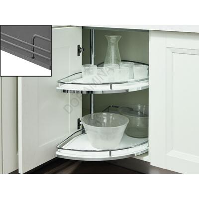 BELSŐ FÉMRÁCS KCM760TF FÉLKÖR KOSÁR GARNITÚRA 768×645/720×473mm ANTRACIT