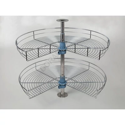 BELSŐ FÉMRÁCS 24313 3/4 FORGÓKOSÁR GARNITÚRA 710x560/790 mm KRÓM