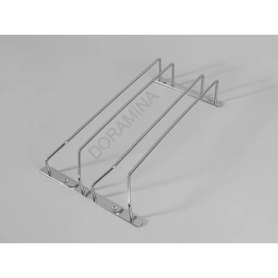 KÜLSŐ FÉMRÁCS H604B TALPASPOHÁR TARTÓ 2 RÉSZES 205x70x340 mm KRÓM