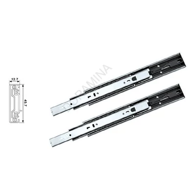 GOLYÓS FIÓKCSÚSZÓ 45SC-PO 45mm PUSH-OPEN 450mm TEHERB.:20kg ACÉL