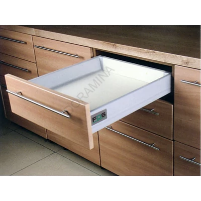 FDS DUPLAFALÚ FÉM FIÓKOLDAL FDS-DF A 450mm, 40kg SZÜRKE