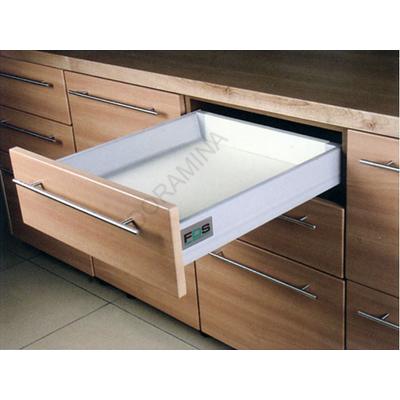 FDS DUPLAFALÚ FÉM FIÓKOLDAL FDS-DF A 450mm, 40kg SZÜRKE
