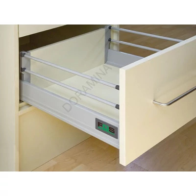 FDS DUPLAFALÚ FÉM FIÓKOLDAL FDS-DF D 350mm MAGASITOTT, 40kg SZÜRKE