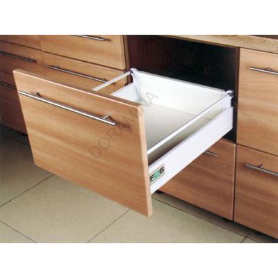FDS DUPLAFALÚ FÉM FIÓKOLDAL FDS-DF B 350mm MAGASÍTOTT, 40kg FEHÉR