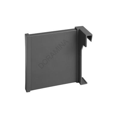 SLIM DUPLAFALÚ FIÓKOLDAL DF-B/DF-C FIÓKRENDEZŐ PANEL HATÁROLÓ H=105mm, 90mm ANTRACIT
