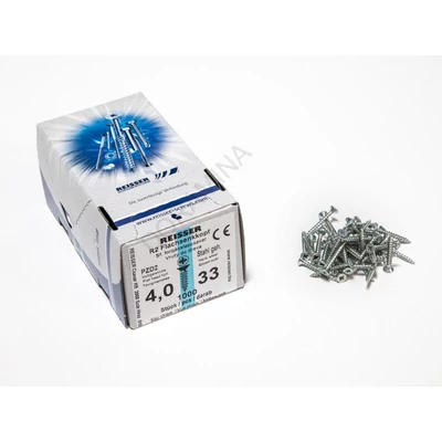 FACSAVAR REISSER 4x33mm ACÉL, HORGANYZOTT, TÖVIGMENETES 1000db/doboz Hiv.: