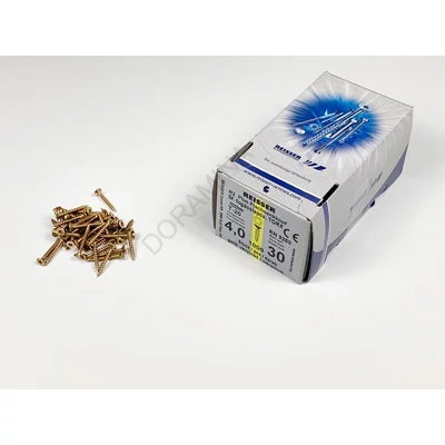 FACSAVAR REISSER 4x30mm TORX,  ACÉL, SÁRGÍTOTT, TÖVIGMENETES 1000db/doboz