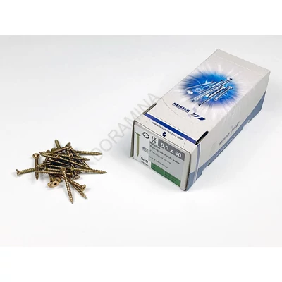 FACSAVAR REISSER 5x50mm TORX,  ACÉL, SÁRGÍTOTT, TÖVIGMENETES 500db/doboz