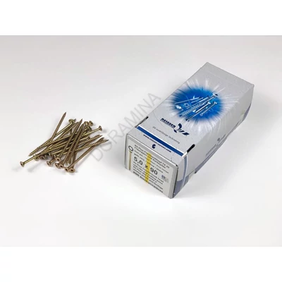 FACSAVAR REISSER 5x90mm TORX,  ACÉL, SÁRGÍTOTT, RÉSZMENETES 200db/doboz