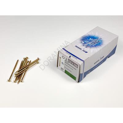 FACSAVAR REISSER 5x100mm TORX,  ACÉL, SÁRGÍTOTT, RÉSZMENETES 200db/doboz