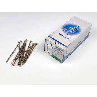 FACSAVAR REISSER 5x120mm TORX,  ACÉL, SÁRGÍTOTT, RÉSZMENETES 200db/doboz